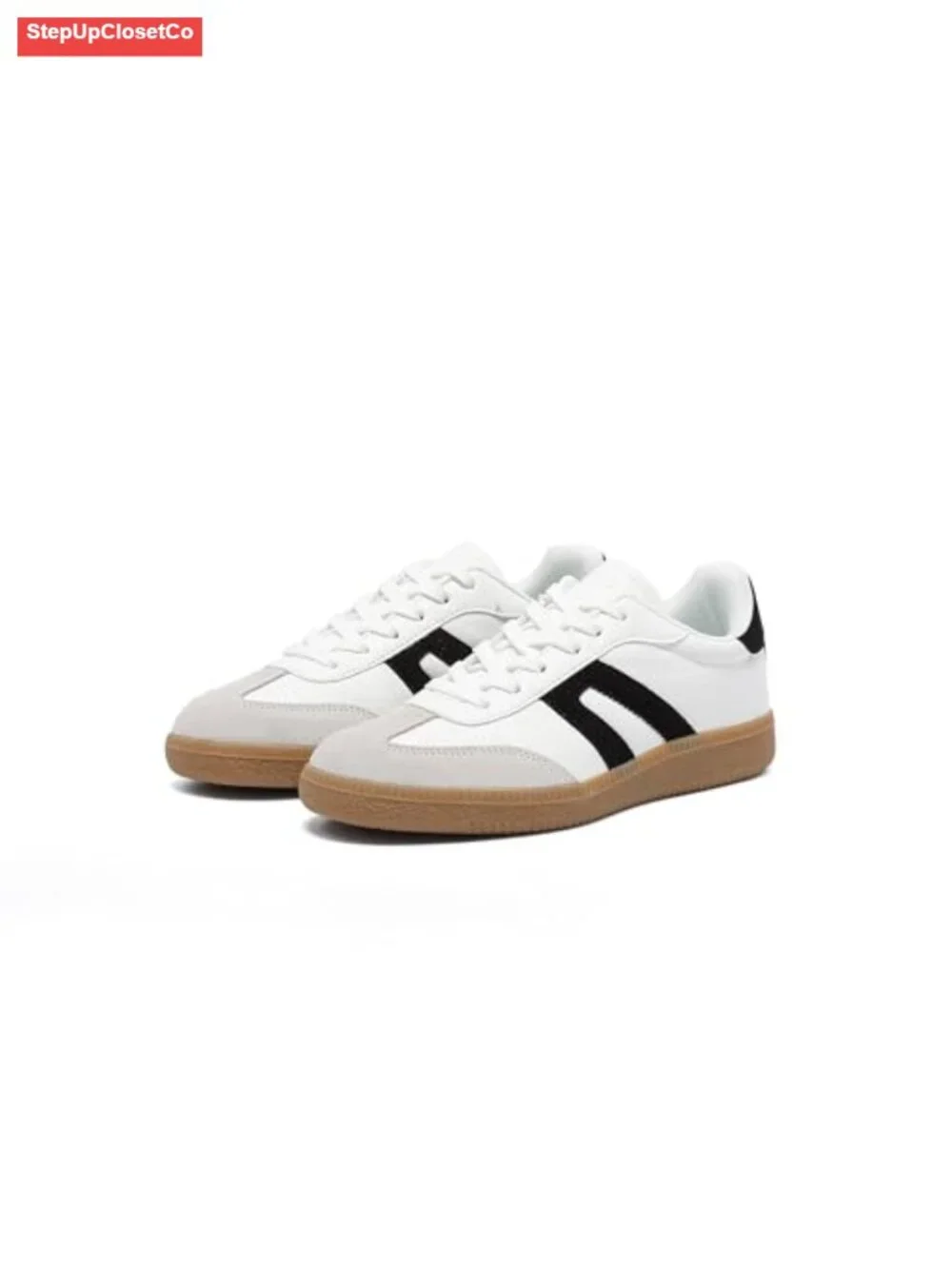 Women's Retro Gum Sole Lace Sneakers Casual Walking Tennis Shoes